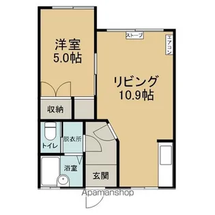 サンパレス【105号室】の間取り