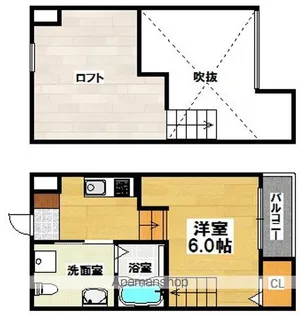 リッツハウス【105号室】の間取り