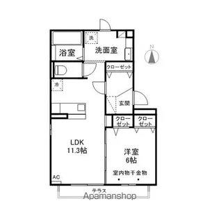 プルミエ【2階】の間取り