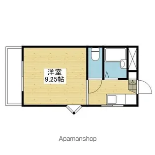 エステイトハイツ【2階】の間取り