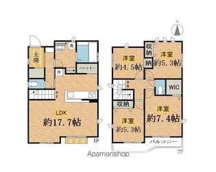 東京都八王子市川口町【一戸建】の間取り