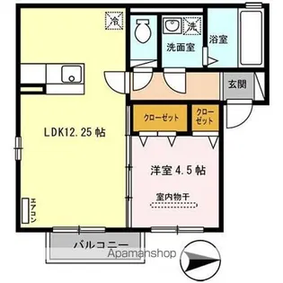 グランブルーかすみ町【2階】の間取り