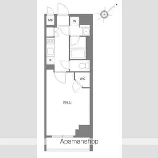 ケーディーエックスレジデンス豊洲【3階】の間取り