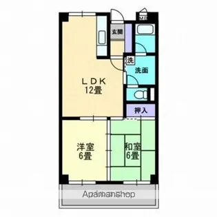 ノースポイントハイツ【3階】の間取り