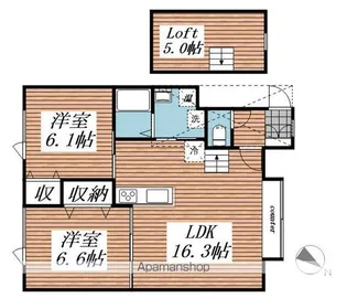 ビラ昭和3号館【2階】の間取り