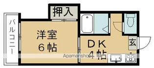 コーポラスオザワ【2階】の間取り