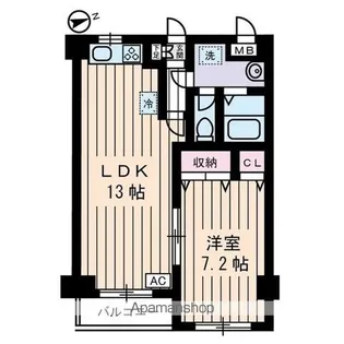ルミエール葛西【5階】の間取り
