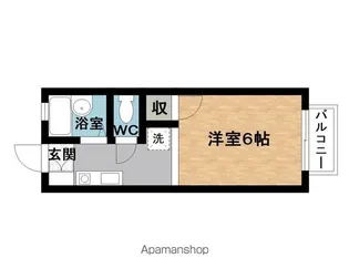 エスポワール・エチカB【1階】の間取り