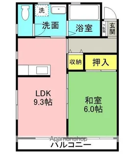 レジデンス梶島【2階】の間取り