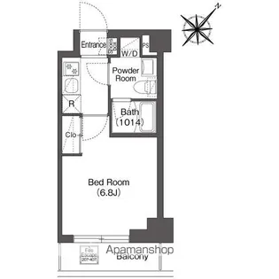 BPRレジデンス南行徳【2階】の間取り