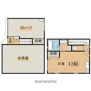 BLUEPIT平山【2階】の間取り