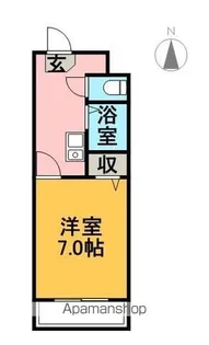 ハイツヤマオ【3階】の間取り