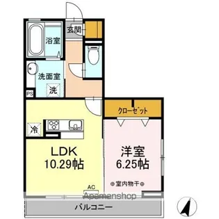 DOUCE【2階】の間取り