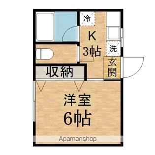 YART【203号室】の間取り