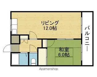 長谷川ハイツ【202号室】の間取り