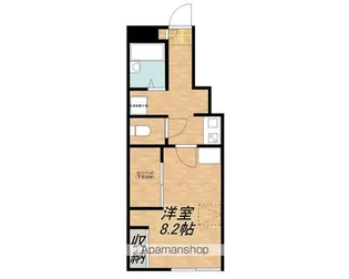 レオパレスMMS美【102号室】の間取り