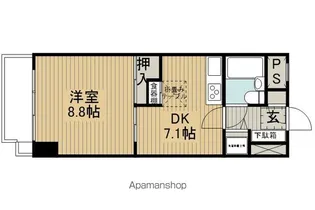上諏訪ガーデンホームズ(308)【3階】の間取り