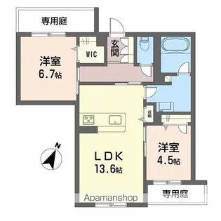 MAISON DE COLLINE【1階】の間取り