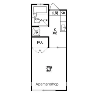 シャルム伊藤【1階】の間取り