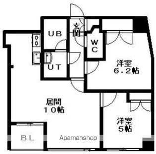 Aden宮の森【4階】の間取り