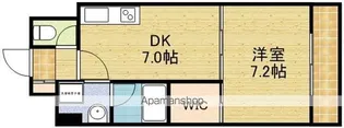 サンレムート江坂EAST【8階】の間取り
