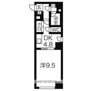 ピュアコート円山【307号室】の間取り