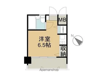 1Rの間取り画像