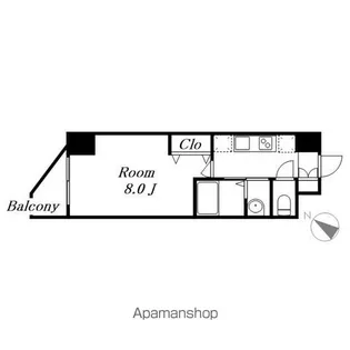 エステムコート名古屋グランツ【5階】の間取り