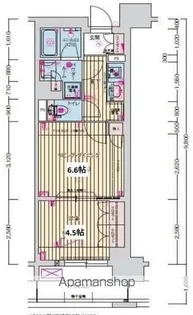 プレサンス名駅南ブリエ【10階】の間取り