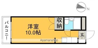 ウィズビル国沢【3階】の間取り