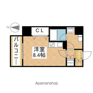プリヴィアーレ金山【5階】の間取り