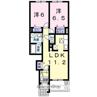 柚子の木ハイム【1階】の間取り