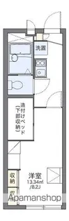レオパレス松任【106号室】の間取り