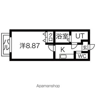 シンセーロ光【2階】の間取り