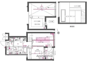 ZOOM西早稲田【2階】の間取り