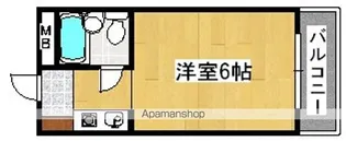 マンション中村【4階】の間取り