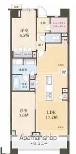 ブランズ中央林間【7階】の間取り