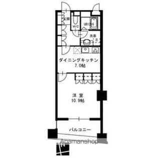 セイント橘【9階】の間取り