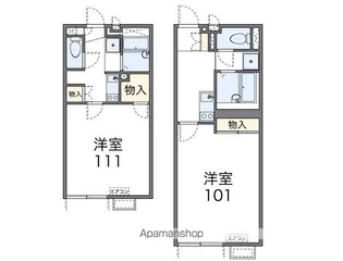 レオネクストかのう【101号室】の間取り