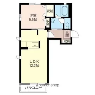 エイラクA【101号室】の間取り