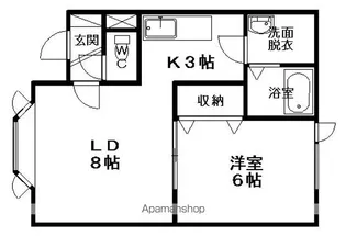 ピアヒルズⅡ【202号室】の間取り