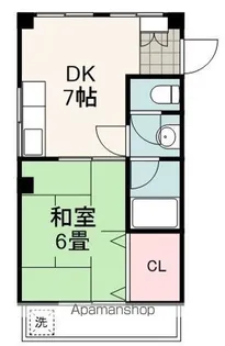 ヤスダビル【2階】の間取り