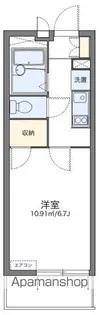 レオパレスインサイド新栄【301号室】の間取り