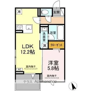 TORISIA売市【1階】の間取り