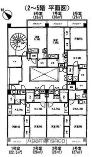 サンヴィレッジ平尾【3階】の間取り