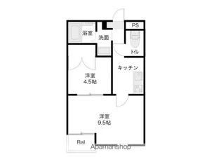 REI GRAN WEST【3G号室】の間取り