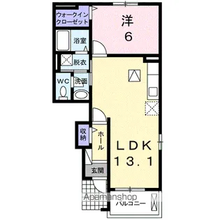 アンシャンテ【1階】の間取り