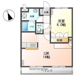 サンク エトワール【3階】の間取り