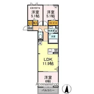 ポラリス【2階】の間取り