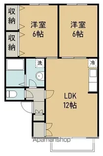 ブーケ・ド・ツルマキE棟【1階】の間取り